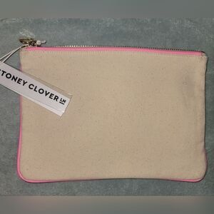 Stoney Clover X Canvas Bubblegum Flat Pouch NWT